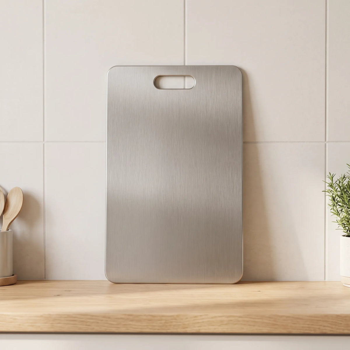 Valtori - Flat Brushed Kitchen Chopping Board Chopping Vegetables And Slicing Meat