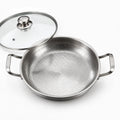Vandora - Hammered Round Pan With Two Handles Searing Ingredients Over High Hob Heat