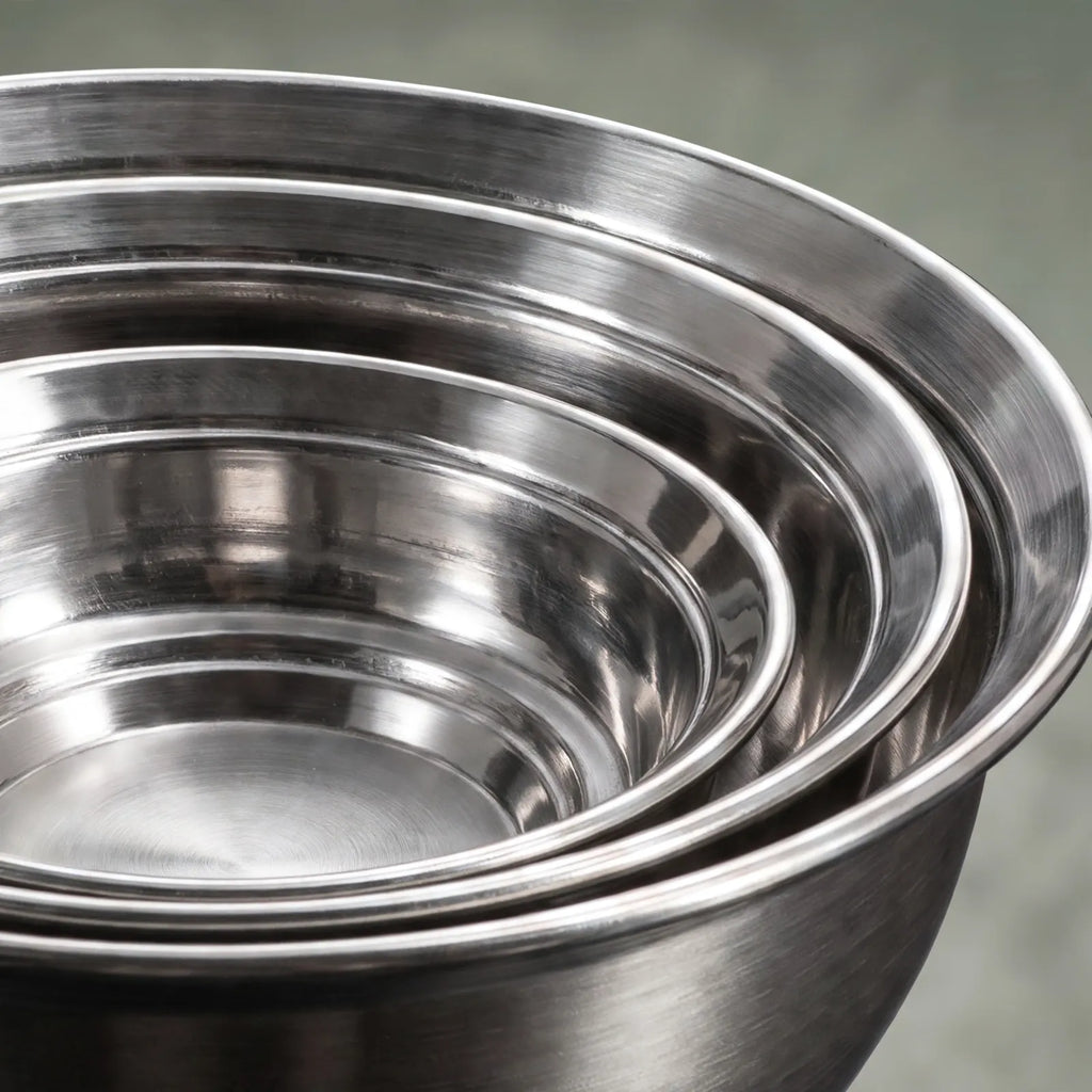 Veldari - Nesting Round Food Prep Bowls Whisking Dressings And Batters