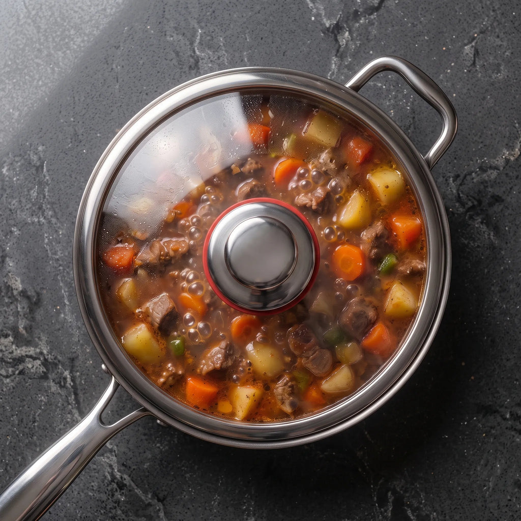 Vellura - Replacement Round Cookware Lid Simmering Sauces Over A Gentle Heat