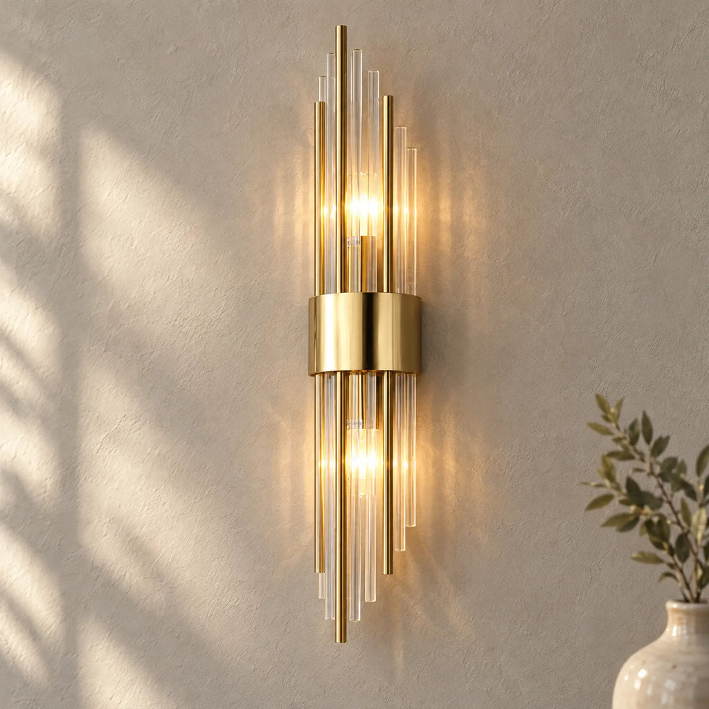 Vespera - Crystal Wall Light Sconce Illuminating Dark Corners