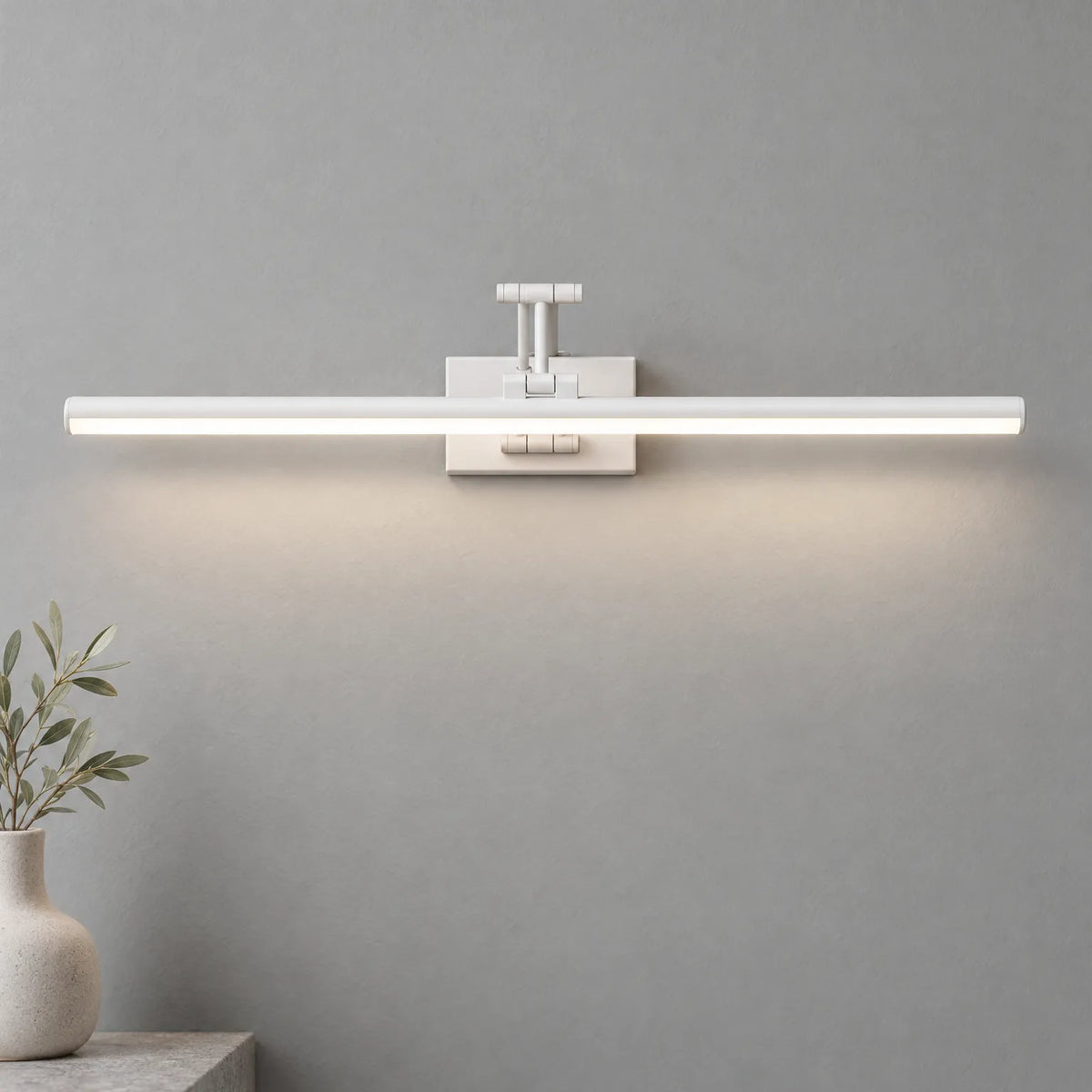 Vesta - Modern Linear Wall Light Illuminating A Hallway