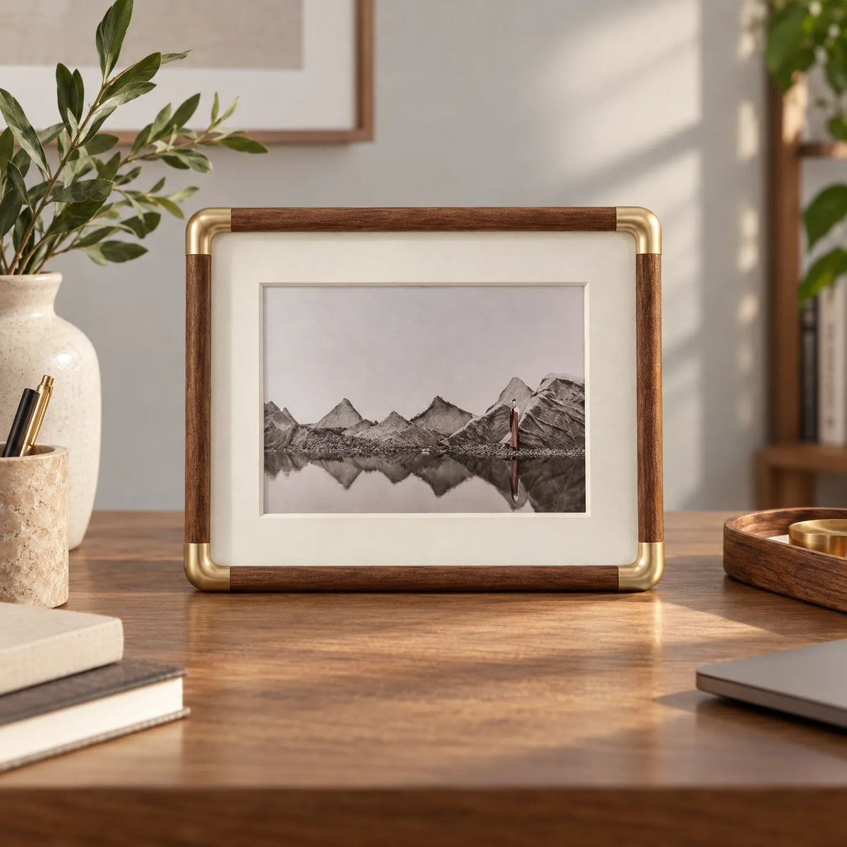 Vident - Wooden Photo Frame Displaying Family Portraits