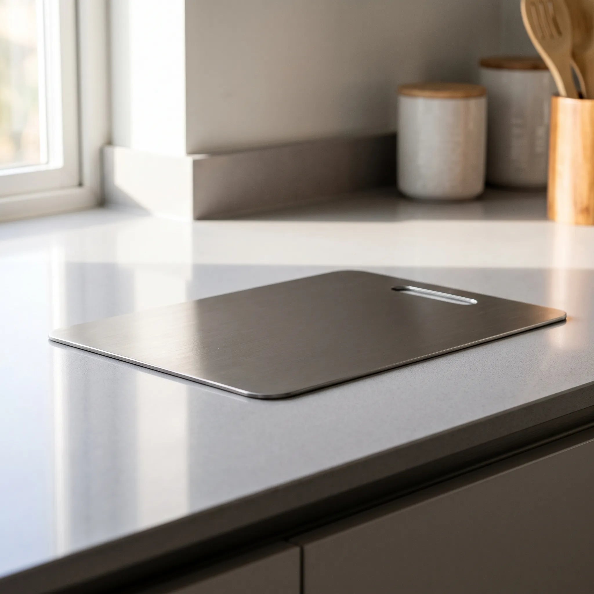 Vollaris - Sleek Modern Kitchen Chopping Board Slicing Fresh Vegetables