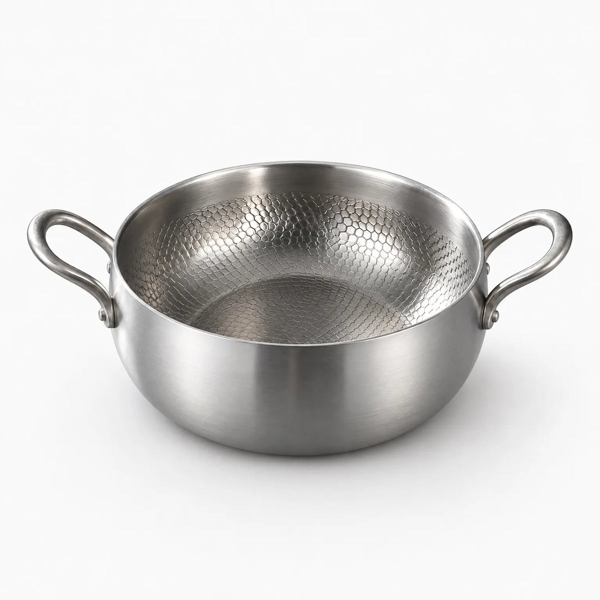 Vondura - Deep Round Hammered Cooking Pot Simmering Hearty Soups And Slow-Cooked Stews