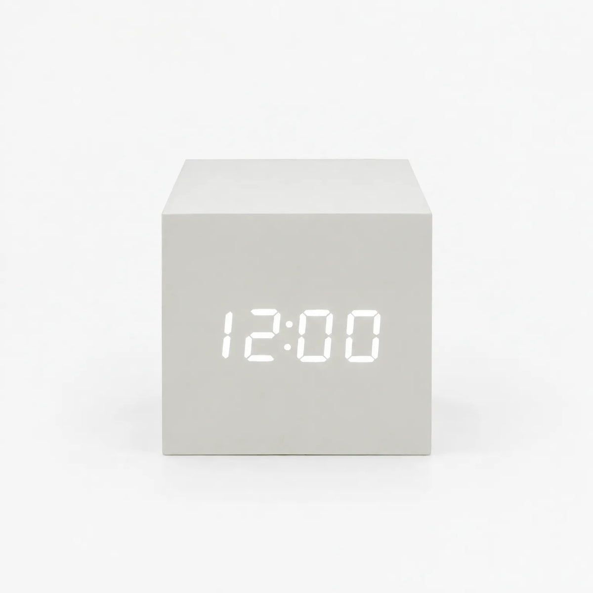 Voxcube - Minimalist Cube Led Alarm Clock Checking The Time