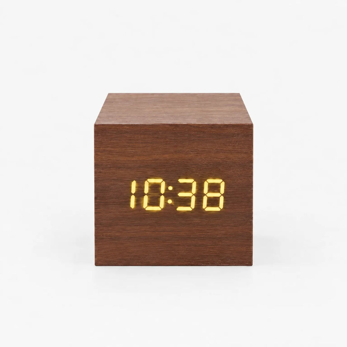Voxcube - Minimalist Cube Led Alarm Clock Checking The Time