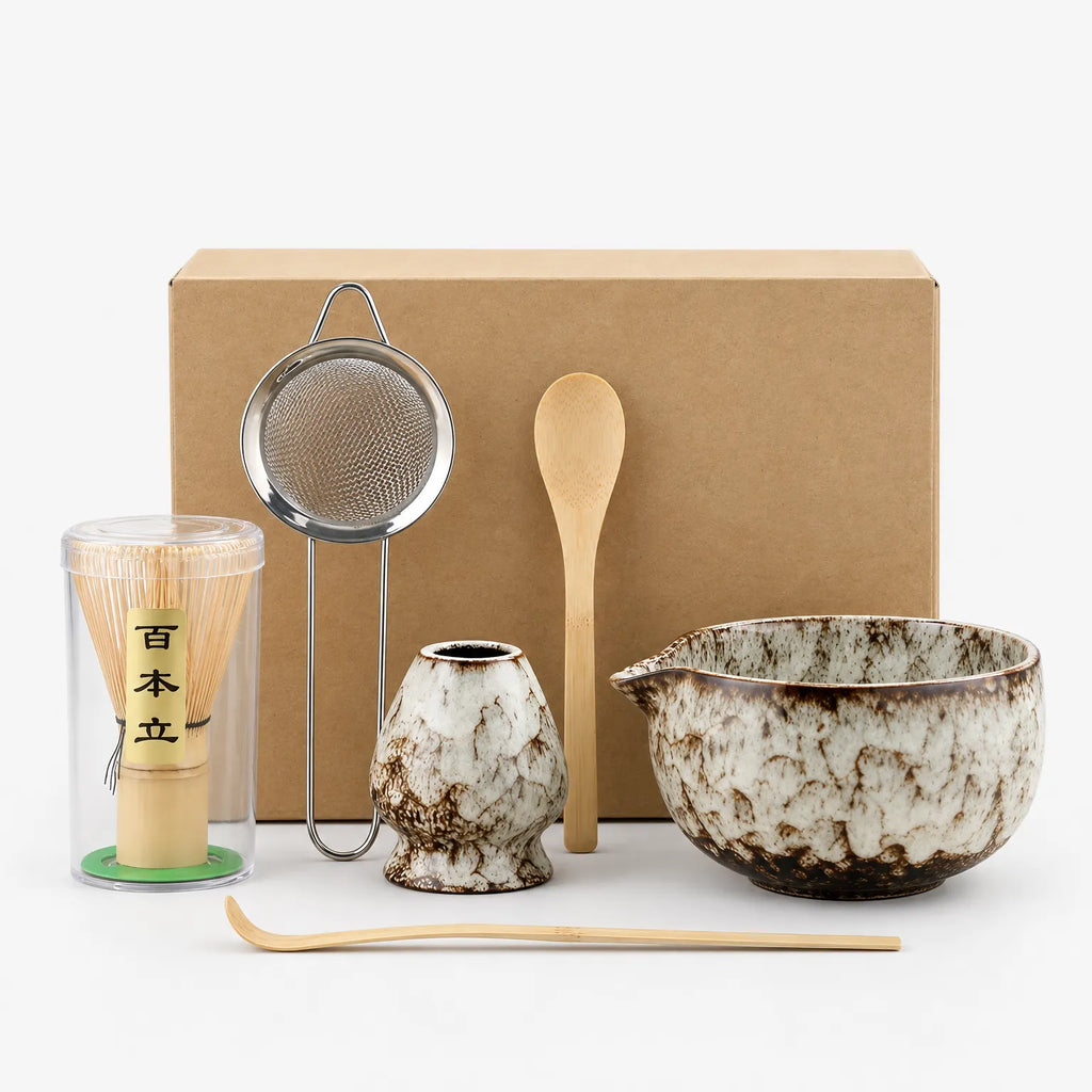 Zenbliss - Traditional Matcha Tea Set Preparing Traditional Matcha
