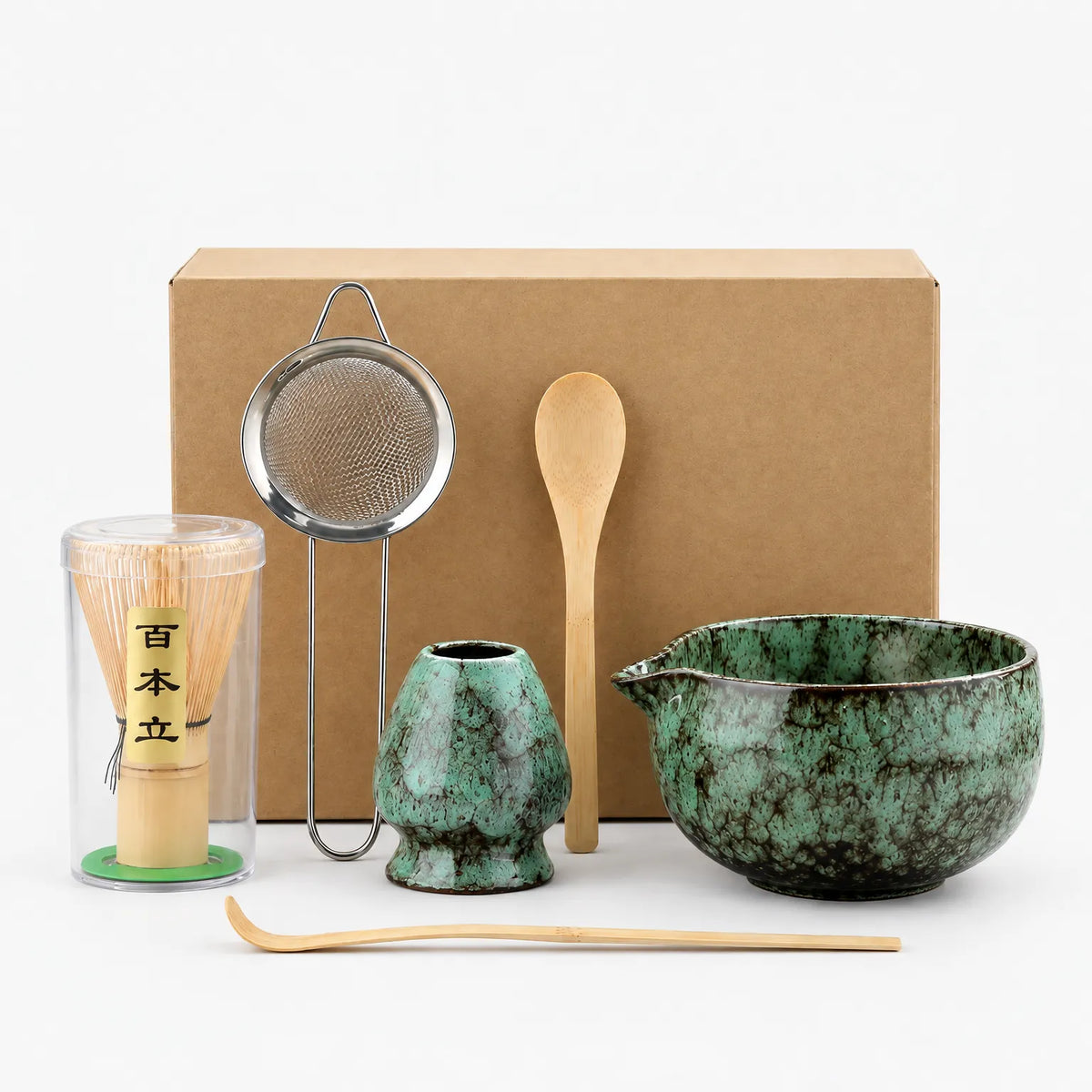 Zenbliss - Traditional Matcha Tea Set Preparing Traditional Matcha