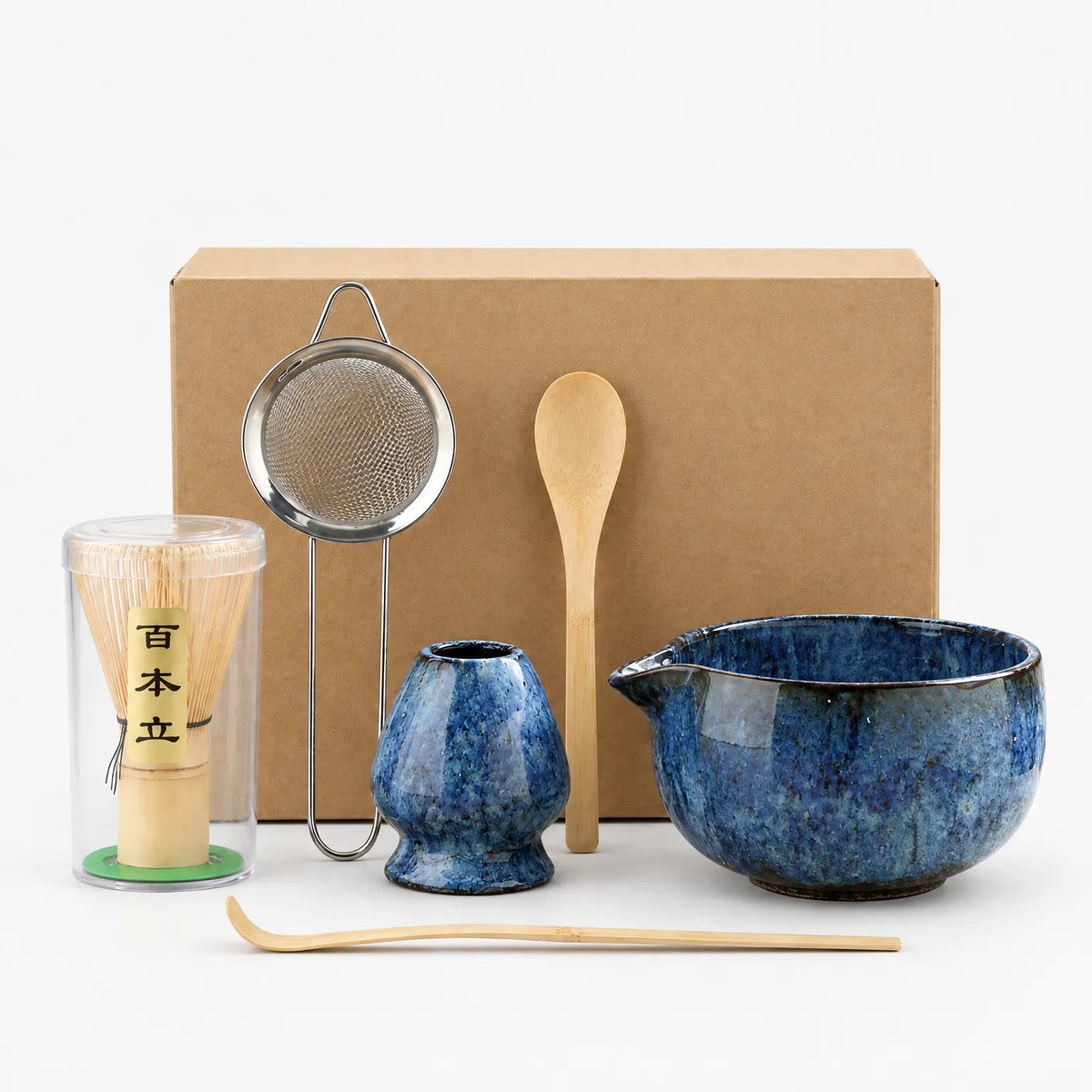 Zenbliss - Traditional Matcha Tea Set Preparing Traditional Matcha