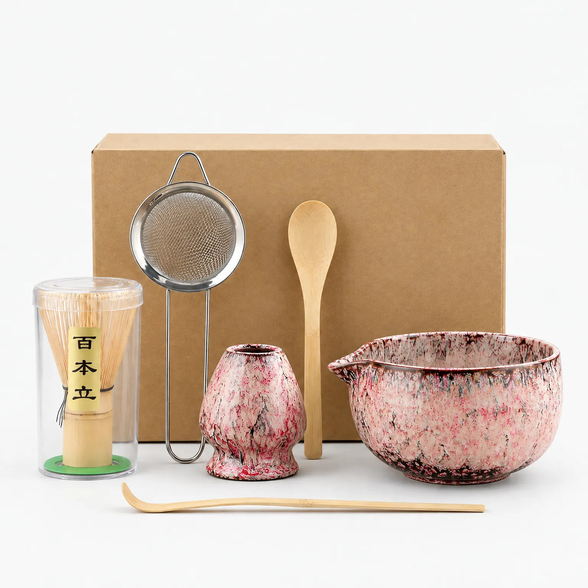 Zenbliss - Traditional Matcha Tea Set Preparing Traditional Matcha