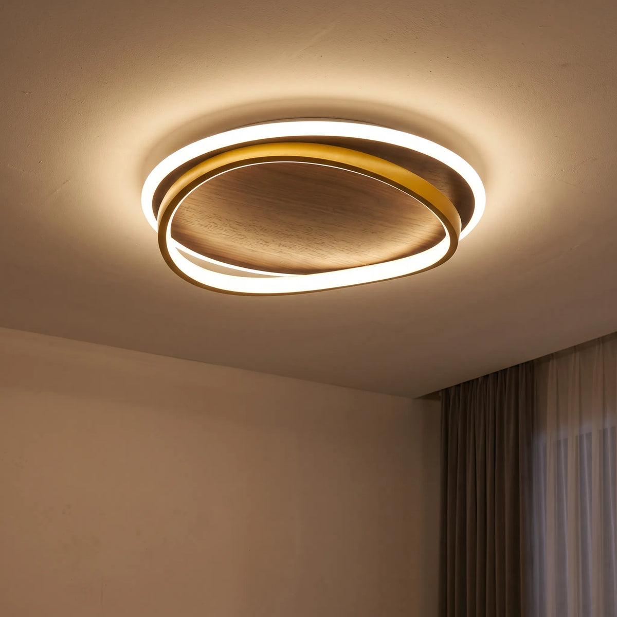 Zentrix - Modern Flush Mount Ceiling Light Brightening Everyday Living Areas