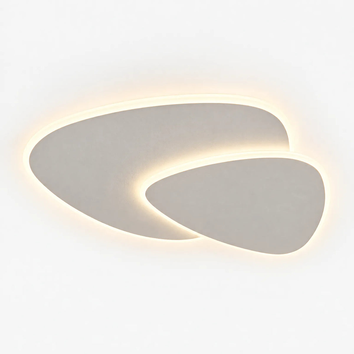 Zephyr - Modern Flush Mount Ceiling Light Illuminates Living Spaces