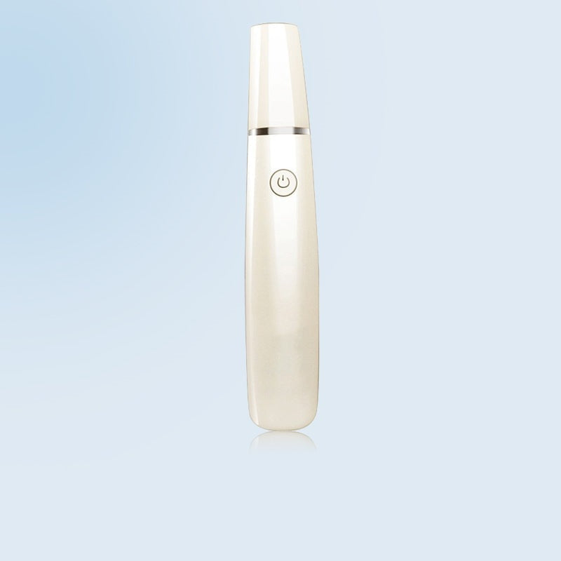 Handheld electric callus remover foot file with contoured casing and power button