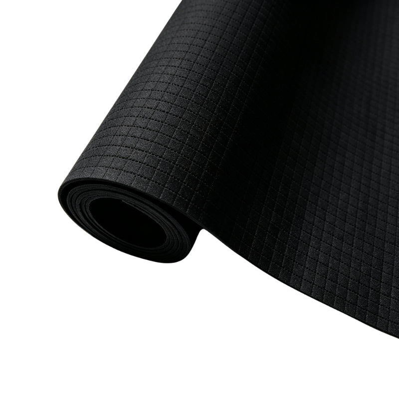 Rolled quilted shelf and drawer liner