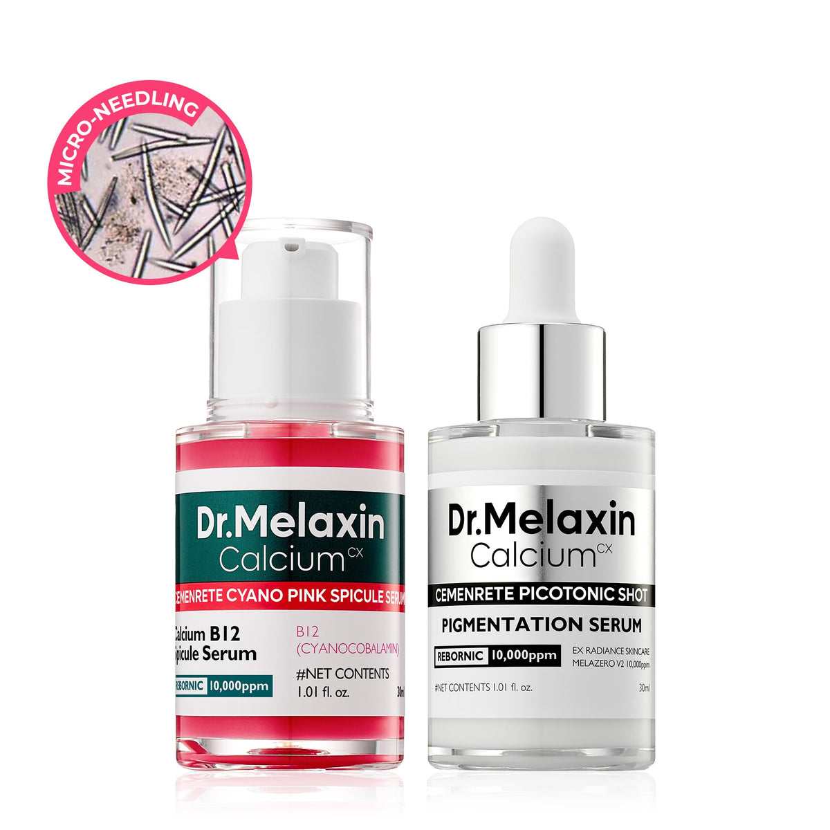 Dr.Melaxin collagen skincare set with creams, serum and balm products