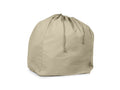 Khaki outdoor cover storage bag with drawstring opening