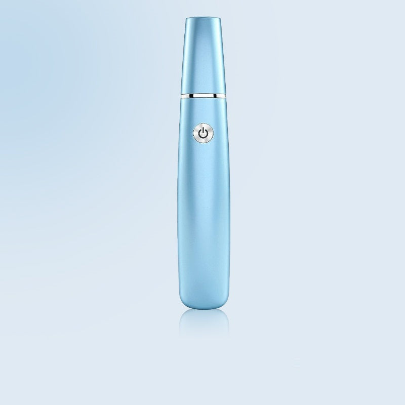 Handheld electric callus remover foot file with contoured casing and power button