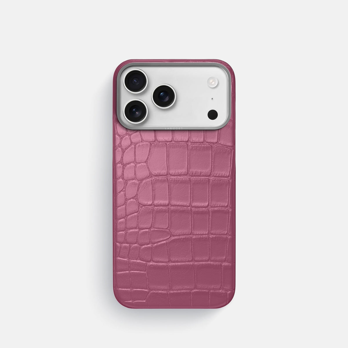 Classic iPhone 17 Pro case with alligator-effect textured finish