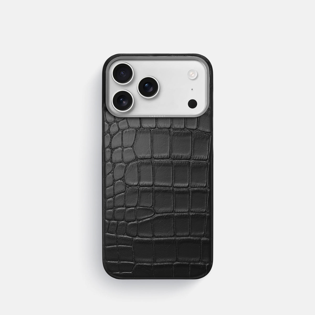 Classic iPhone 17 Pro case with alligator-effect textured finish
