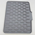 Textured silicone kitchen drying and heat protection mat