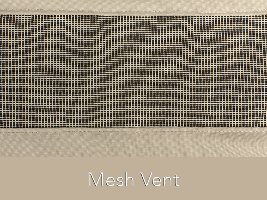 Beige rectangular ice chest cover