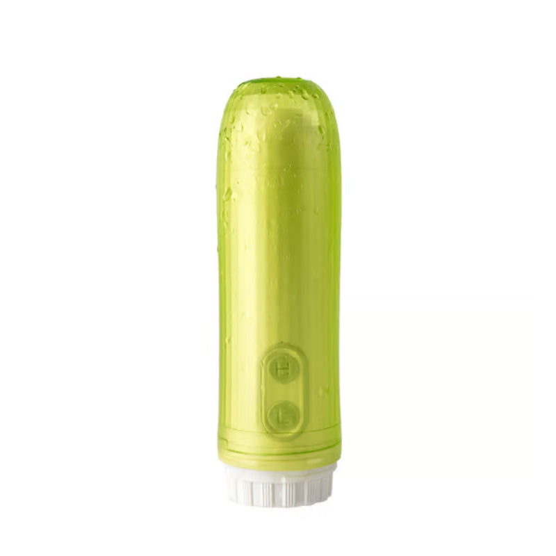 Portable travel bidet bottle with angled nozzle