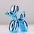 Reflective balloon dog sculpture ornament