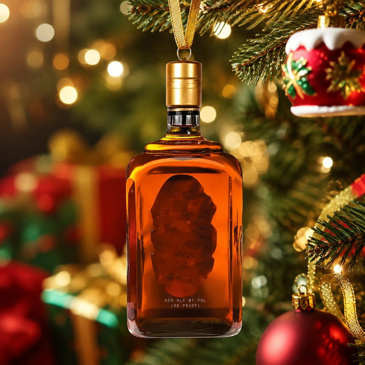 Black whisky advent calendar box with Buffalo Trace 250th anniversary buffalo design